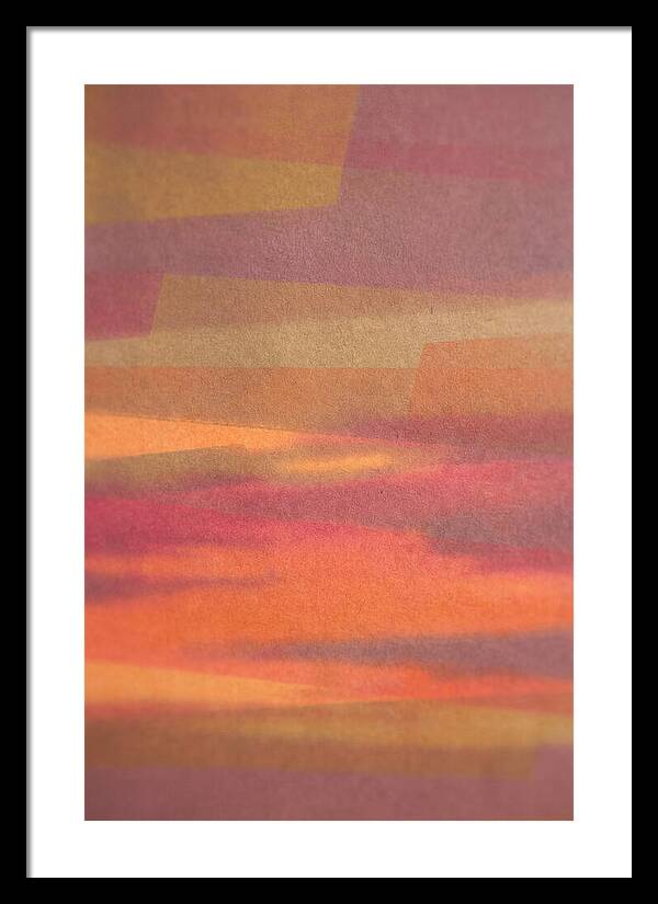 Layered Abstract Sunset