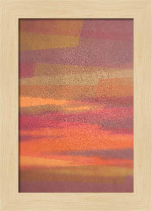 Layered Abstract Sunset