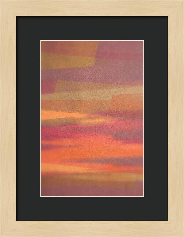 Layered Abstract Sunset