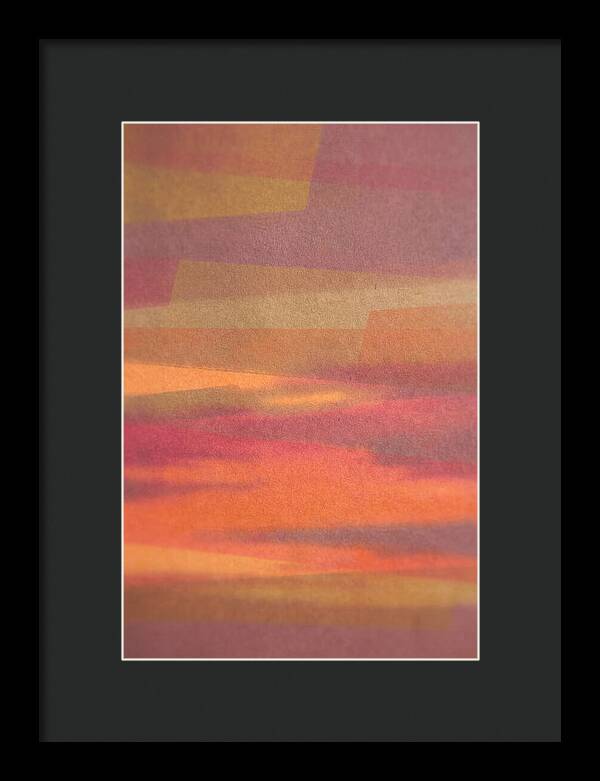 Layered Abstract Sunset