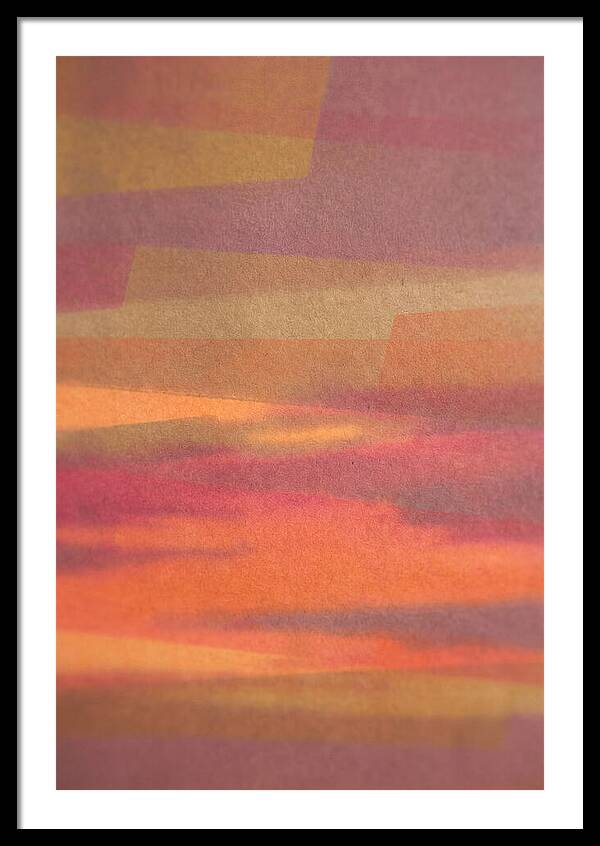 Layered Abstract Sunset