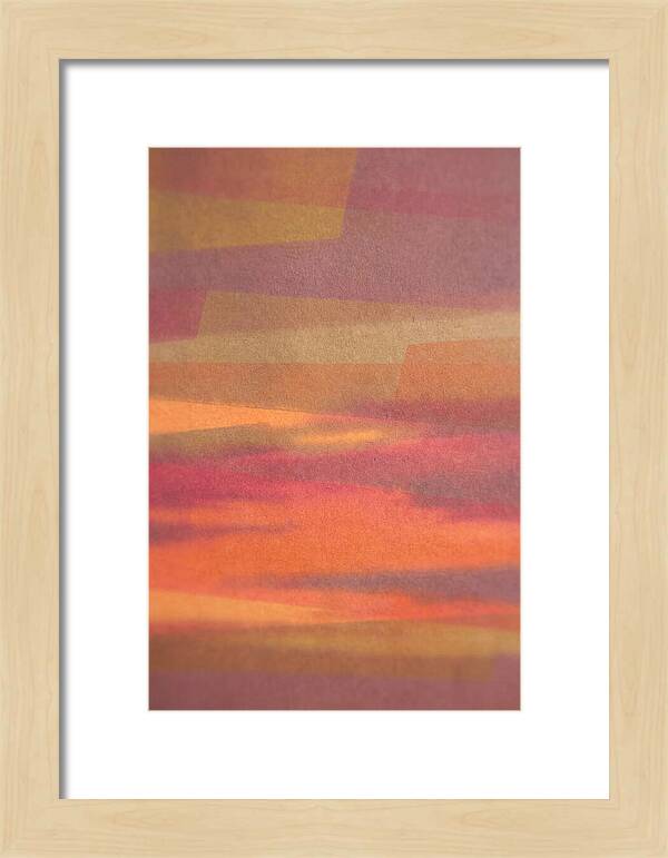 Layered Abstract Sunset