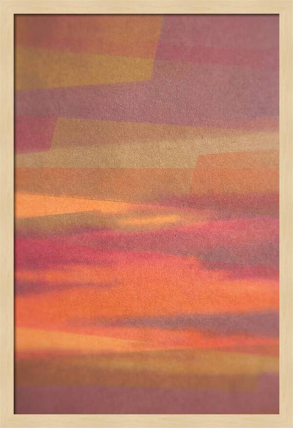 Layered Abstract Sunset