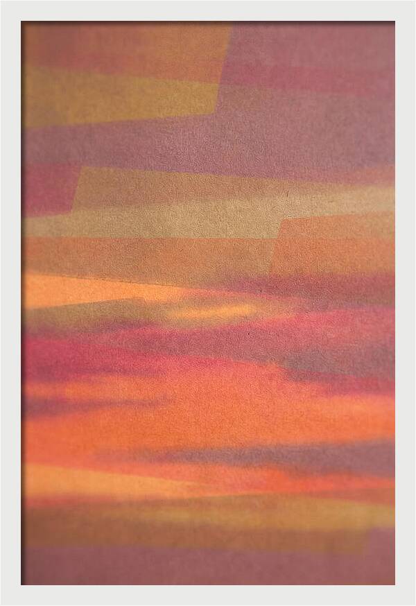 Layered Abstract Sunset