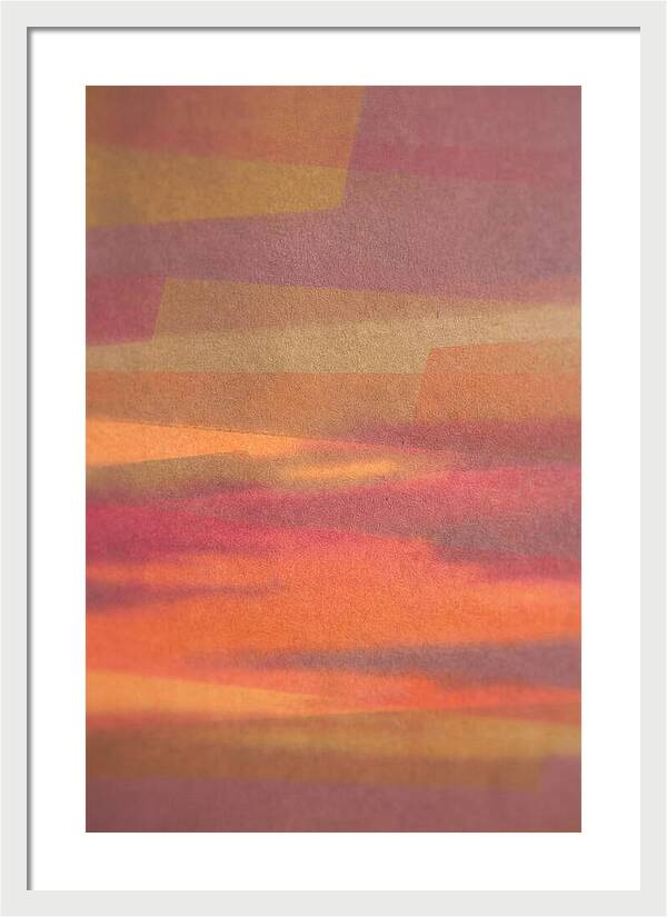 Layered Abstract Sunset