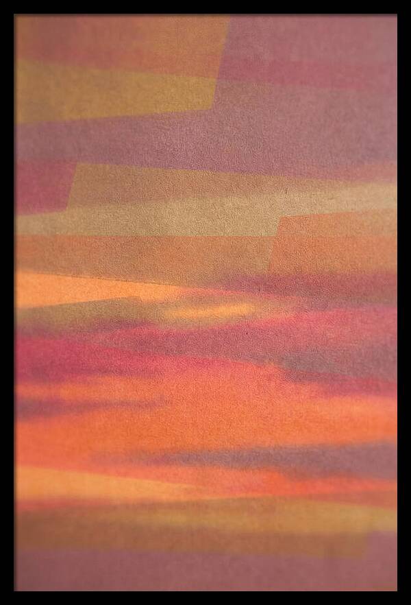 Layered Abstract Sunset