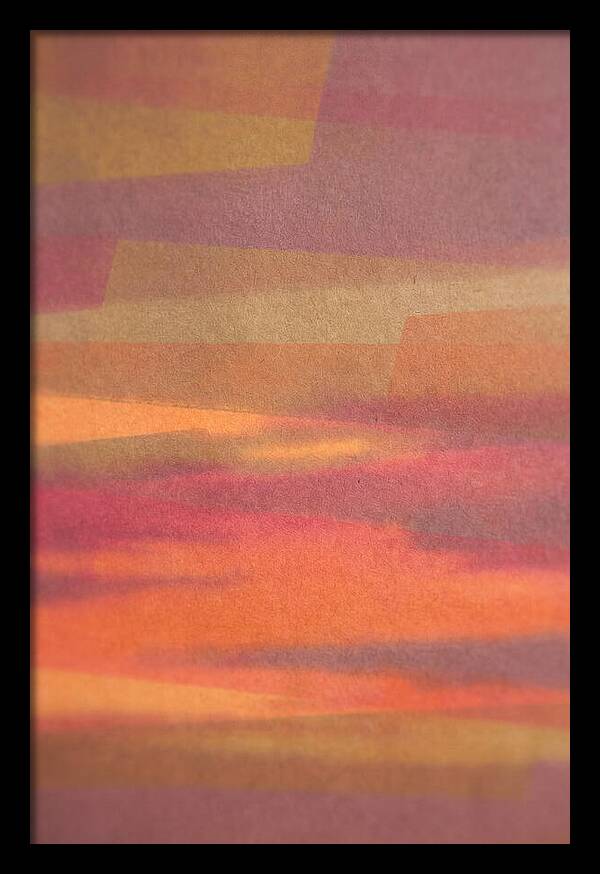 Layered Abstract Sunset