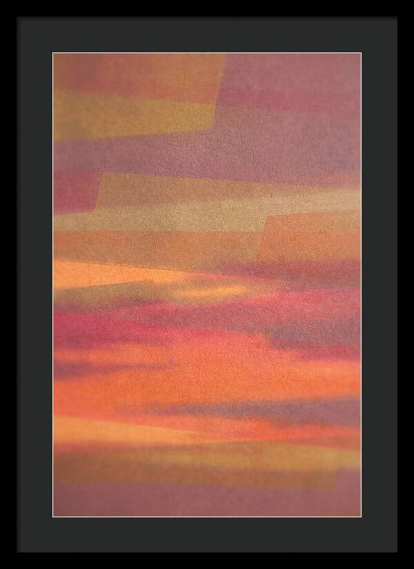 Layered Abstract Sunset