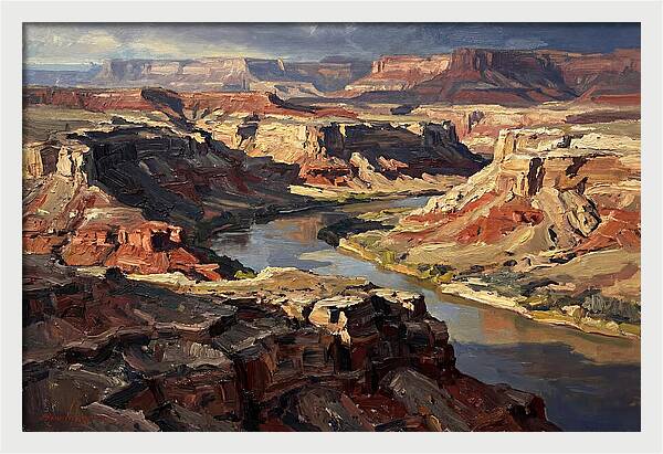 Layered Landscapes Of The River