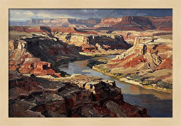 Layered Landscapes Of The River