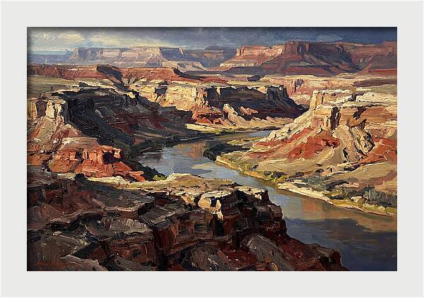 Layered Landscapes Of The River