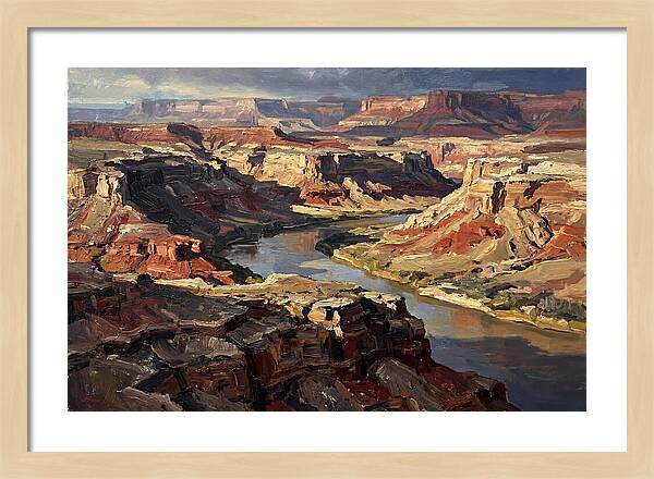 Layered Landscapes Of The River