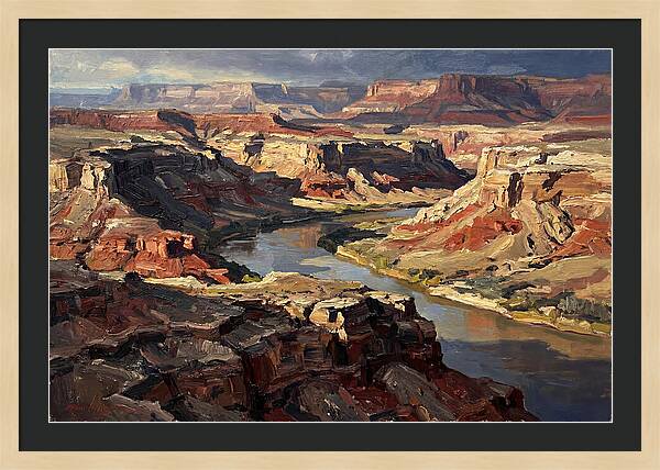 Layered Landscapes Of The River