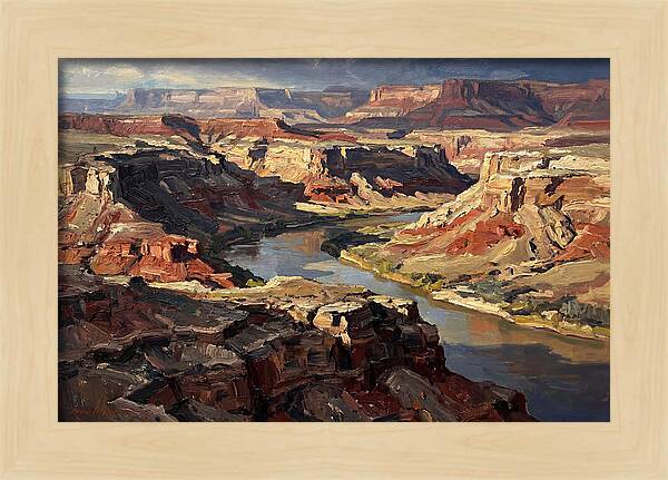 Layered Landscapes Of The River