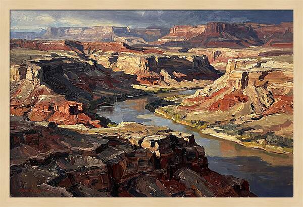 Layered Landscapes Of The River