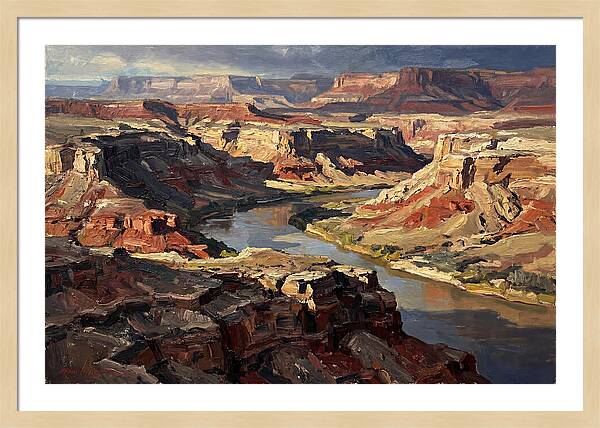 Layered Landscapes Of The River