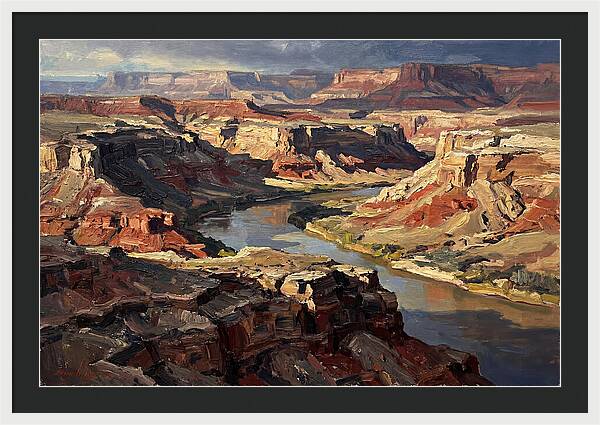 Layered Landscapes Of The River