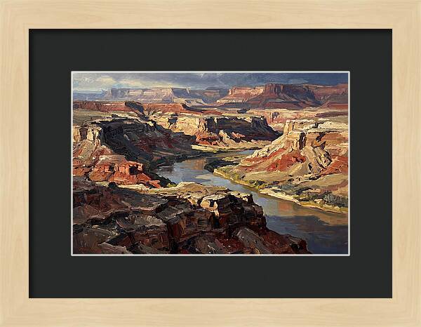 Layered Landscapes Of The River