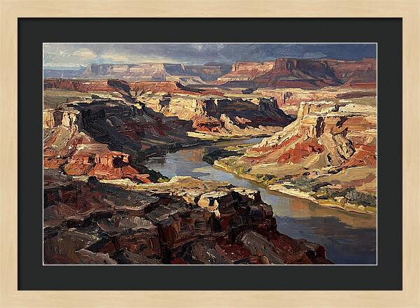 Layered Landscapes Of The River