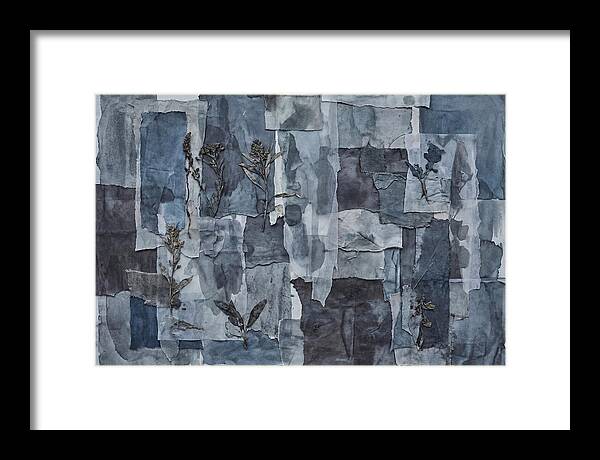 Layered Textures In Blue