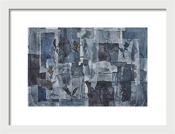 Layered Textures In Blue