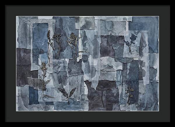 Layered Textures In Blue