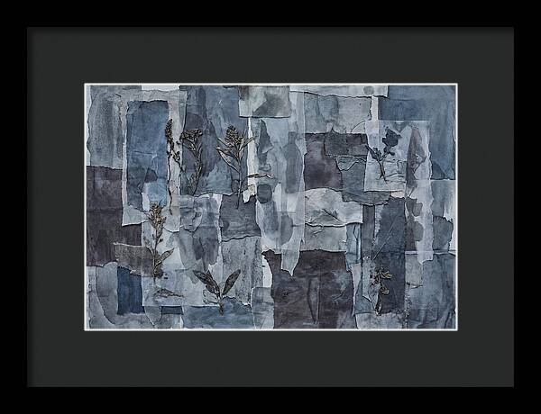 Layered Textures In Blue
