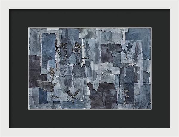 Layered Textures In Blue