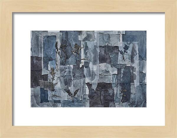 Layered Textures In Blue