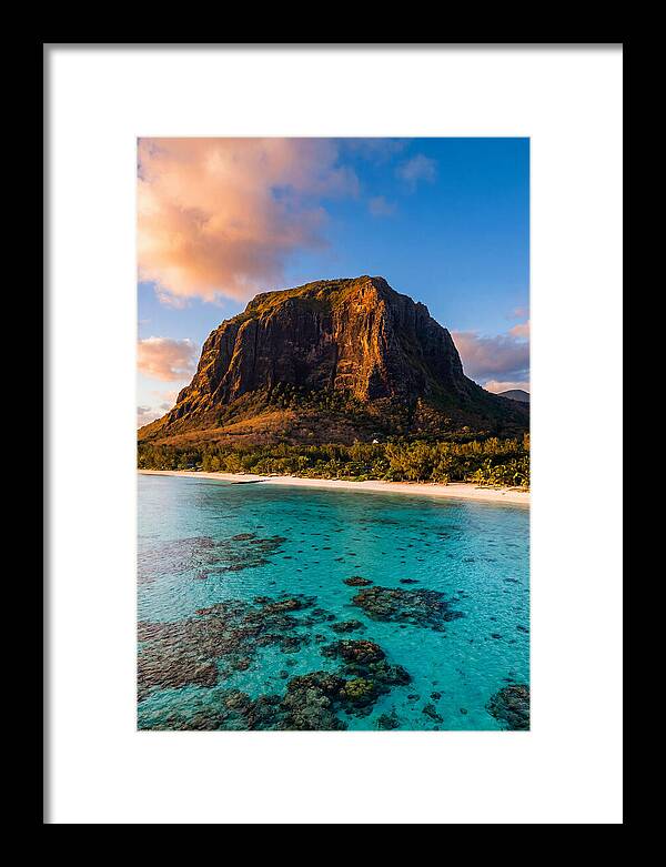 Le Morne Brabant At Sunrise