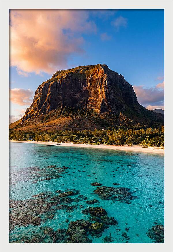 Le Morne Brabant At Sunrise
