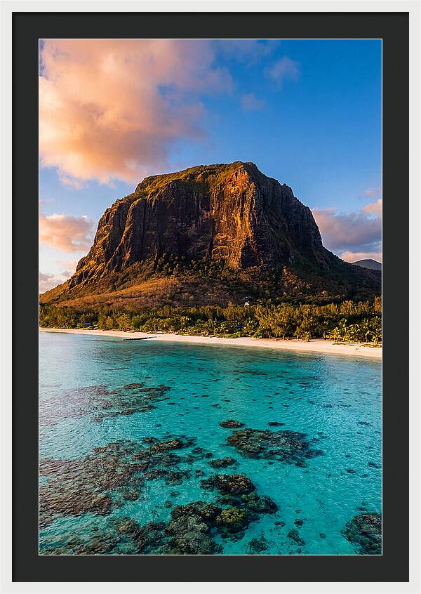 Le Morne Brabant At Sunrise