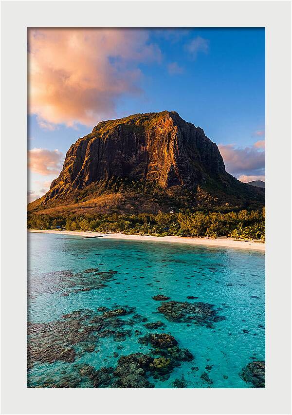 Le Morne Brabant At Sunrise