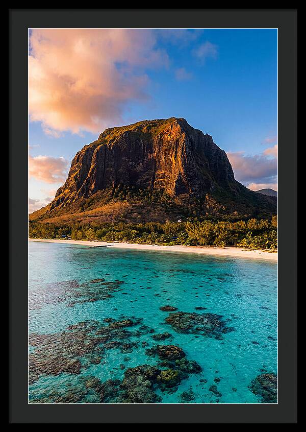 Le Morne Brabant At Sunrise