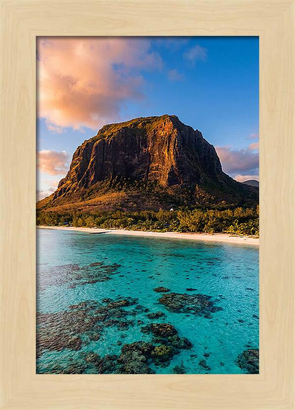 Le Morne Brabant At Sunrise