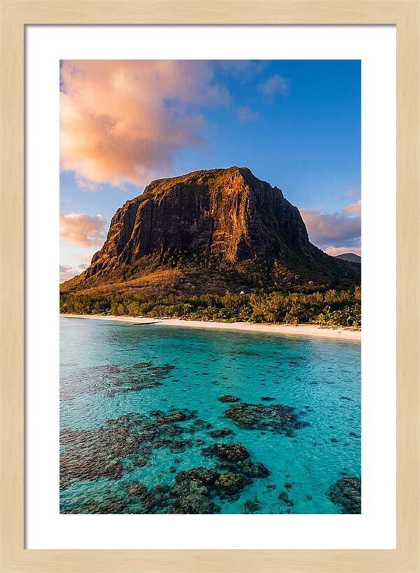 Le Morne Brabant At Sunrise