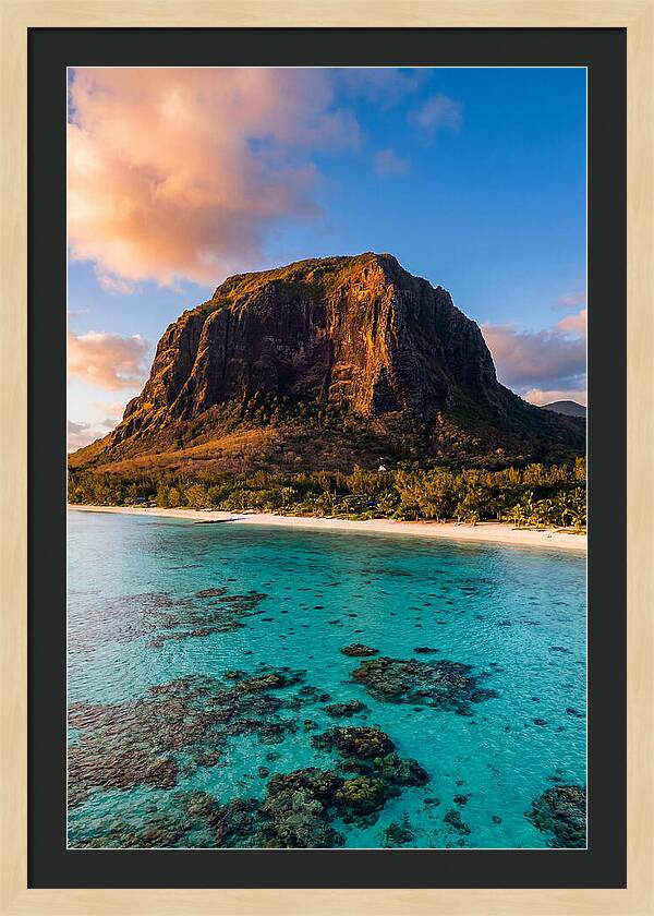 Le Morne Brabant At Sunrise