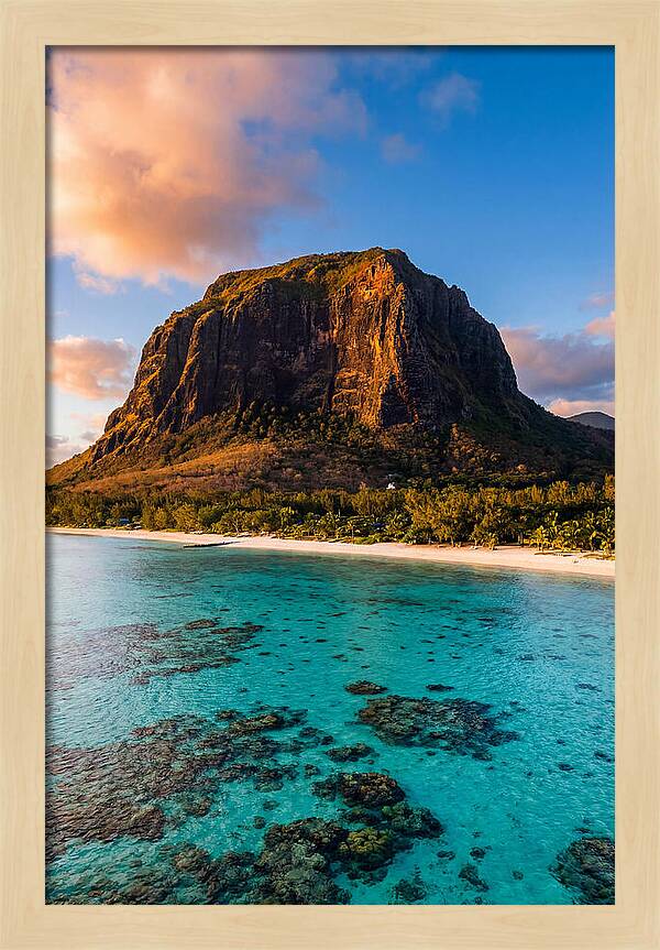 Le Morne Brabant At Sunrise