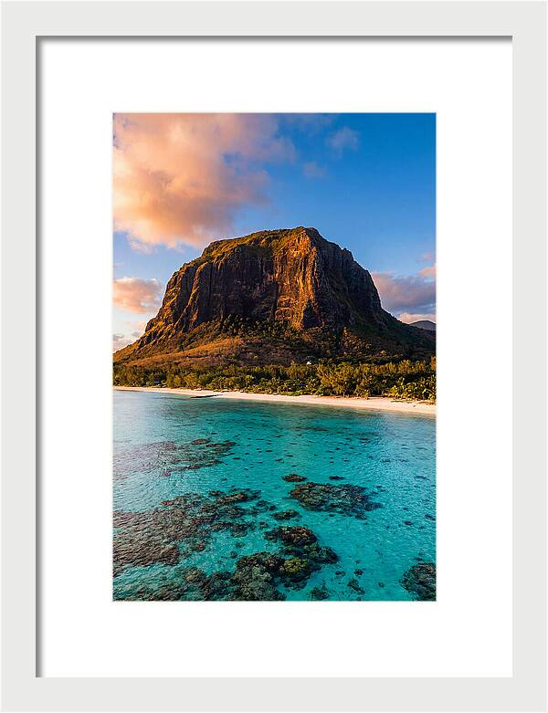 Le Morne Brabant At Sunrise