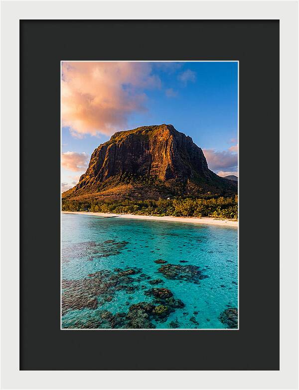 Le Morne Brabant At Sunrise