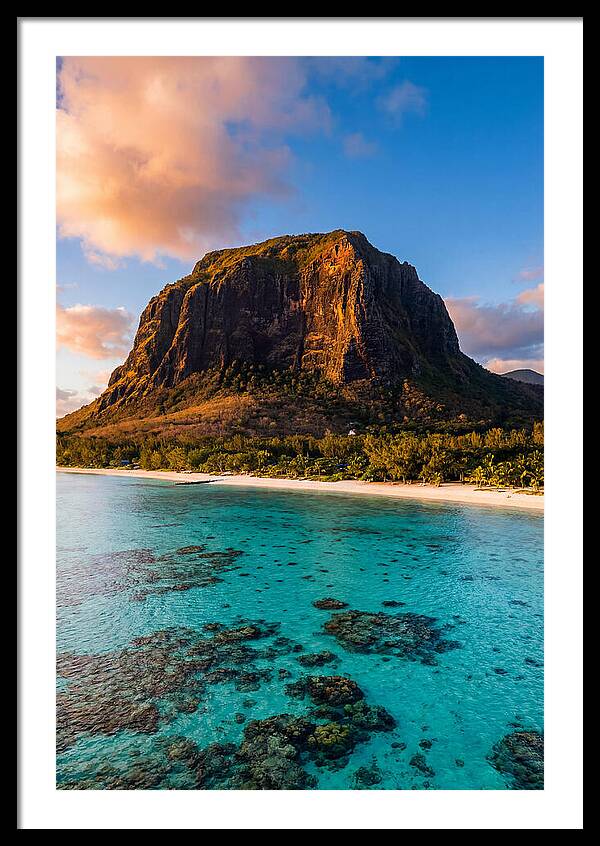 Le Morne Brabant At Sunrise