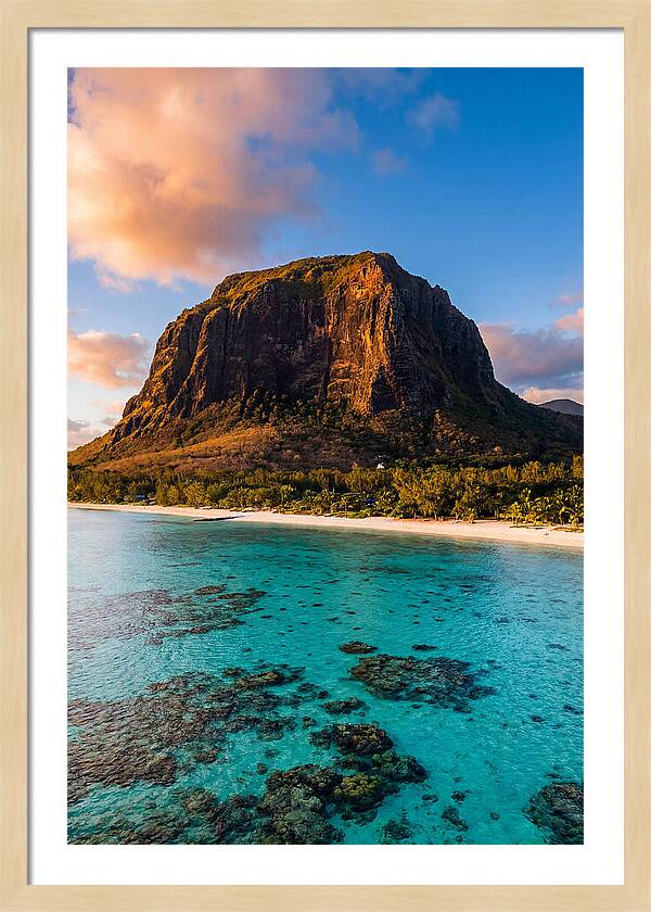 Le Morne Brabant At Sunrise