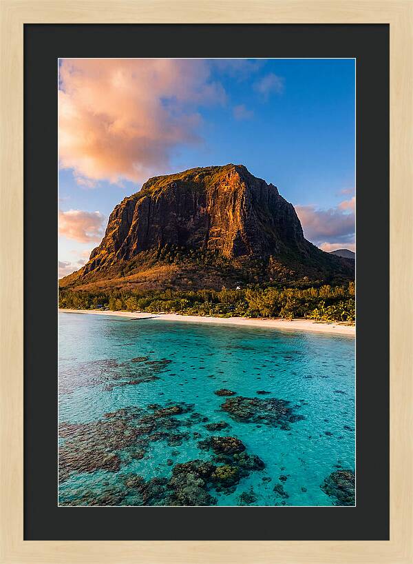 Le Morne Brabant At Sunrise