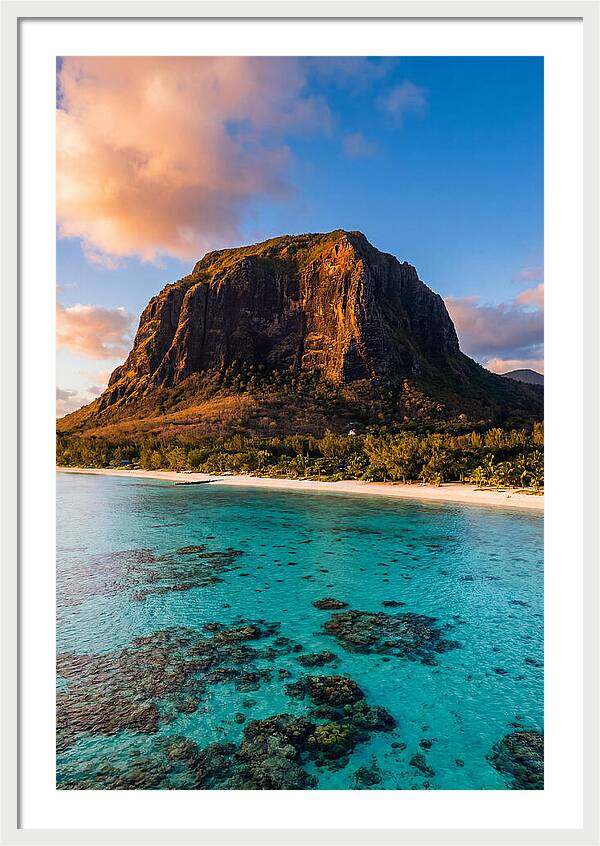 Le Morne Brabant At Sunrise