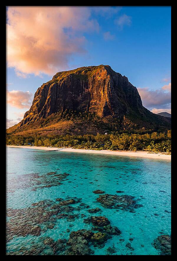 Le Morne Brabant At Sunrise