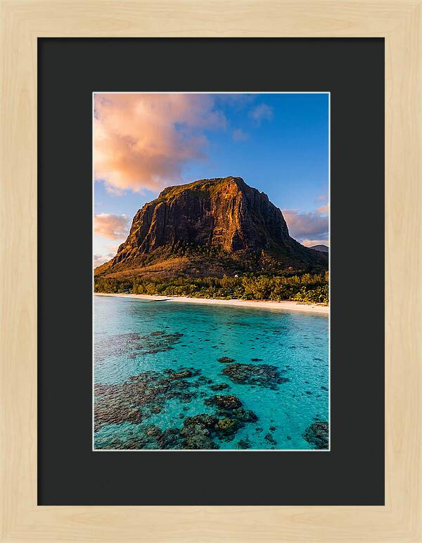 Le Morne Brabant At Sunrise