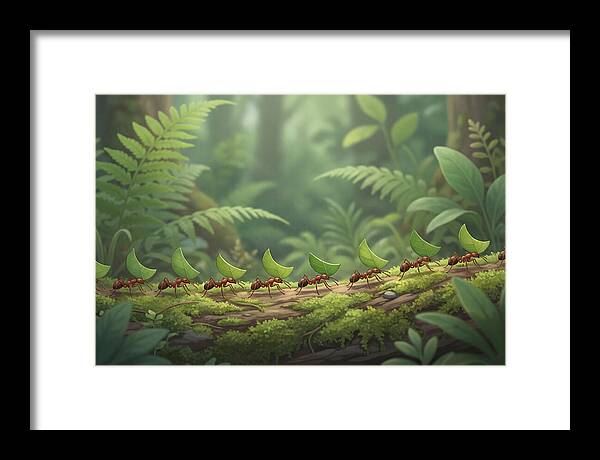 Leaf Cutter Ants In Motion