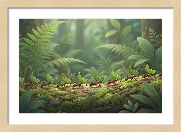Leaf Cutter Ants In Motion