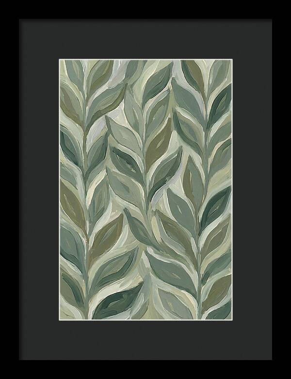 Leafy Elegance In Green