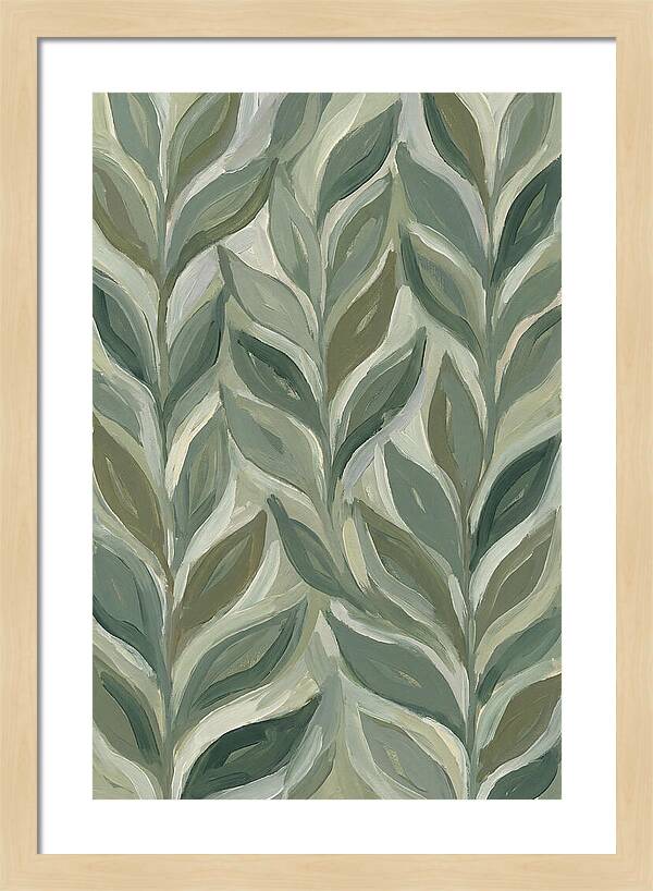 Leafy Elegance In Green